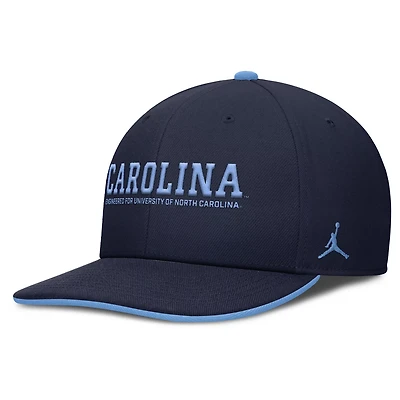 Jordan Brand North Carolina Tar Heels 2025 On-Field Pro Performance Adjustable Hat