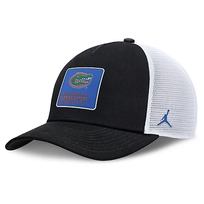 Jordan Brand White Florida Gators 2025 On-Field Rise Engineered Trucker Adjustable Hat