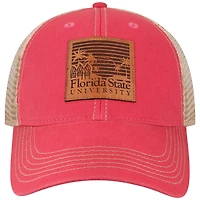 League Collegiate Wear Florida State Seminoles Beach Club Palms Trucker Snapback Adjustable Hat