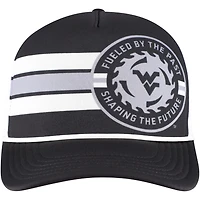 Legacy Athletic West Virginia Mountaineers Built on Bravery Running Circle Trucker Adjustable Hat