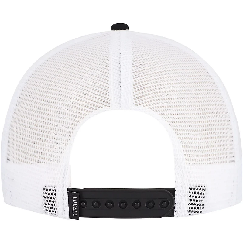 Legacy Athletic West Virginia Mountaineers Built on Bravery Running Circle Trucker Adjustable Hat