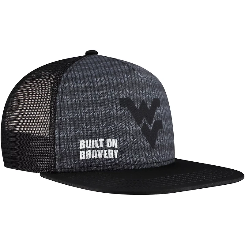 Legacy Athletic West Virginia Mountaineers Built on Bravery Shadow Snapback Hat