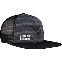Legacy Athletic West Virginia Mountaineers Built on Bravery Shadow Snapback Hat