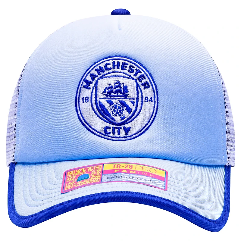 Light Manchester City Destiny Trucker Adjustable Hat
