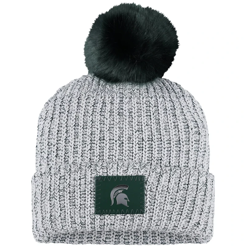 Love Your Melon Michigan State Spartans Cuffed Knit Hat with Pom