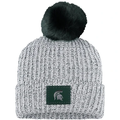 Love Your Melon Michigan State Spartans Cuffed Knit Hat with Pom