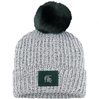 Love Your Melon Michigan State Spartans Cuffed Knit Hat with Pom