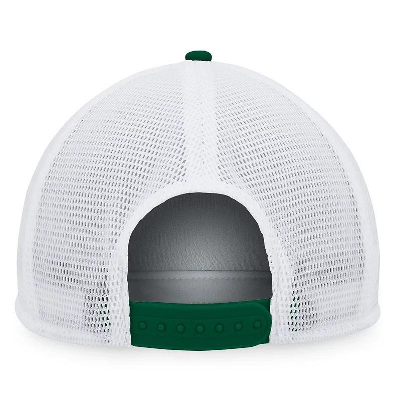 Majestic White Athletics Foam Trucker Snapback Hat