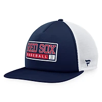 Majestic White Boston Red Sox Foam Trucker Snapback Hat