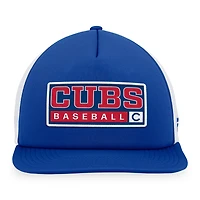Majestic White Chicago Cubs Foam Trucker Snapback Hat