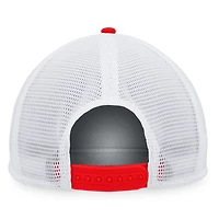 Majestic White Washington Nationals Foam Trucker Snapback Hat