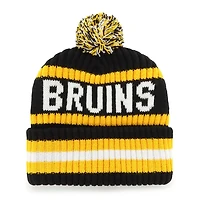Men's '47 Boston Bruins Bering Cuffed Knit Hat with Pom