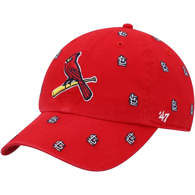 Men's '47 St Louis Cardinals Confetti Clean Up Adjustable Hat