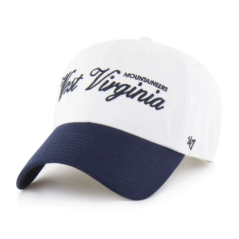 Men's '47 West Virginia Mountaineers Contemporary Basics Foundation Clean Up Adjustable Hat