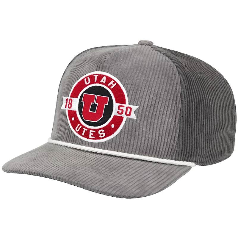 Men's Colosseum Utah Utes Where's My Hat Podium Adjustable Trucker Hat
