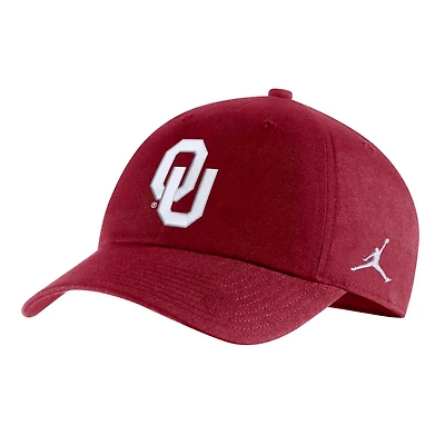 Men's Jordan Brand Oklahoma Sooners Heritage86 Logo Performance Adjustable Hat