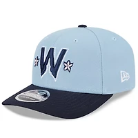 Men's New Era Light Blue/Navy Washington Nationals 2025 City Connect 9SEVENTY Adjustable Hat