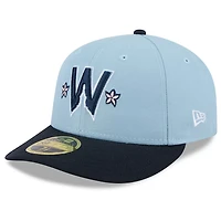 Men's New Era Light Blue/Navy Washington Nationals 2025 City Connect Low Profile 59FIFTY Fitted Hat