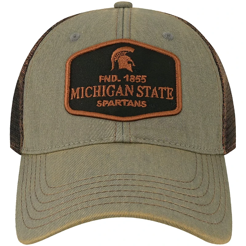Michigan State Spartans Practice Old Favorite Trucker Snapback Hat