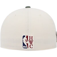 Mitchell  Ness / Chicago Bulls Hardwood Classics 1996 NBA Finals Off White Fitted Hat