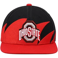 Mitchell  Ness / Ohio State Buckeyes Sharktooth Snapback Hat