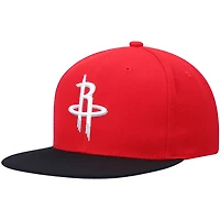Mitchell  Ness /Black Houston Rockets Team Two-Tone 20 Snapback Hat