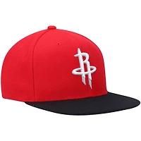 Mitchell  Ness /Black Houston Rockets Team Two-Tone 20 Snapback Hat