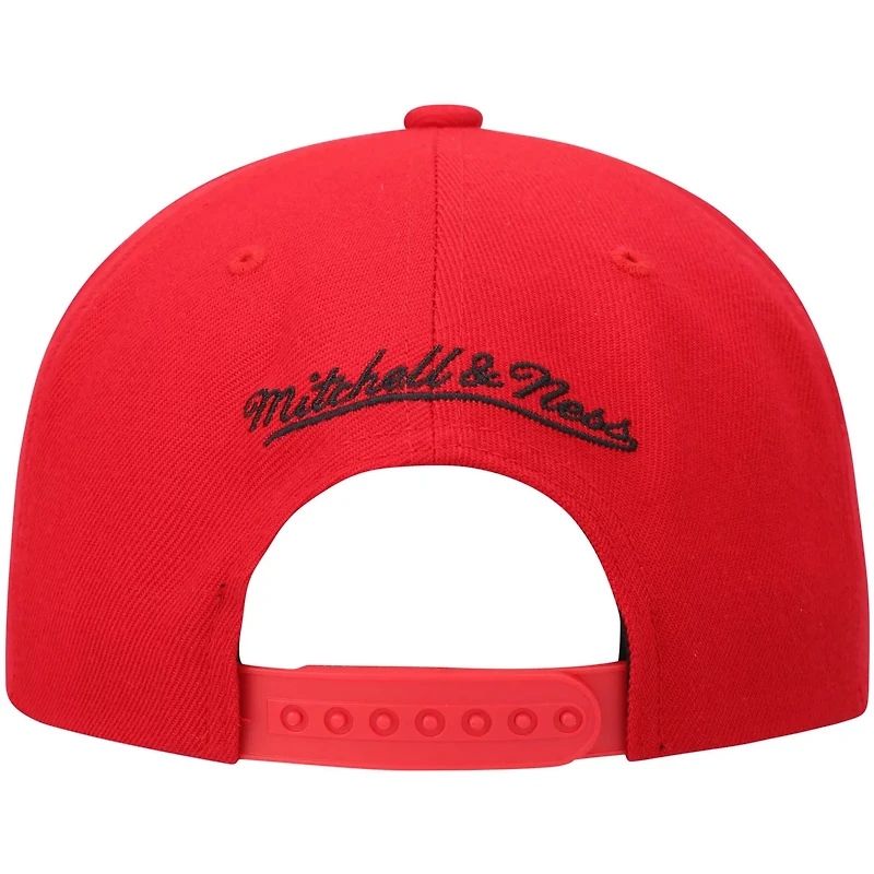 Mitchell  Ness /Black Houston Rockets Team Two-Tone 20 Snapback Hat