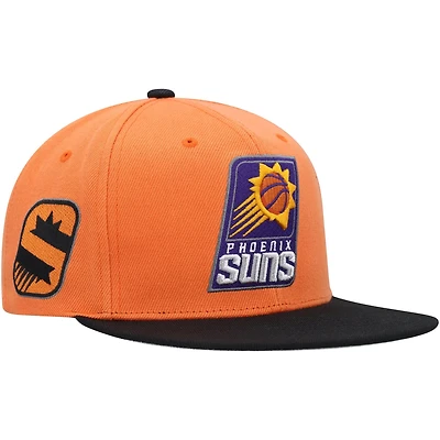 Mitchell Ness /Black Phoenix Suns Side Core 20 Snapback Hat