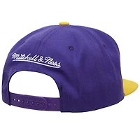 Mitchell  Ness /Gold Los Angeles Lakers Hardwood Classics 1987/88 Back-to-Back NBA Champions Snapback Hat
