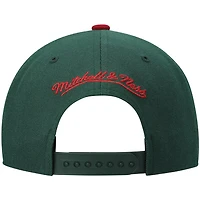 Mitchell  Ness /Red Seattle SuperSonics Hardwood Classics Team Two-Tone 20 Snapback Hat