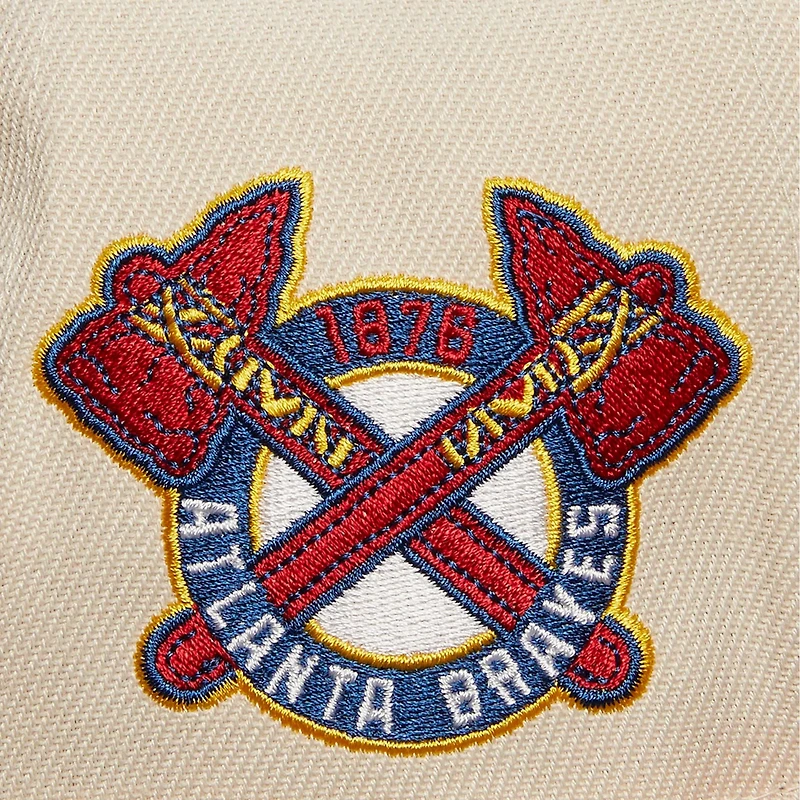 Mitchell  Ness Atlanta Braves Cooperstown Collection Speed Zone Snapback Hat