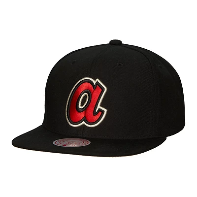 Mitchell  Ness Atlanta Braves Cooperstown Collection True Classics Snapback Hat