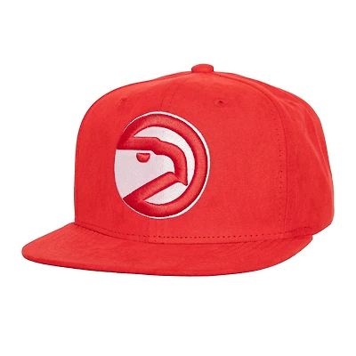 Mitchell  Ness Atlanta Hawks Sweet Suede Snapback Hat