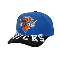 Mitchell  Ness Black New York Knicks Underarch Two-Tone Pro Crown Snapback Hat