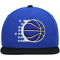 Mitchell  Ness /Black Orlando Magic Hardwood Classics Team Two-Tone 20 Snapback Hat