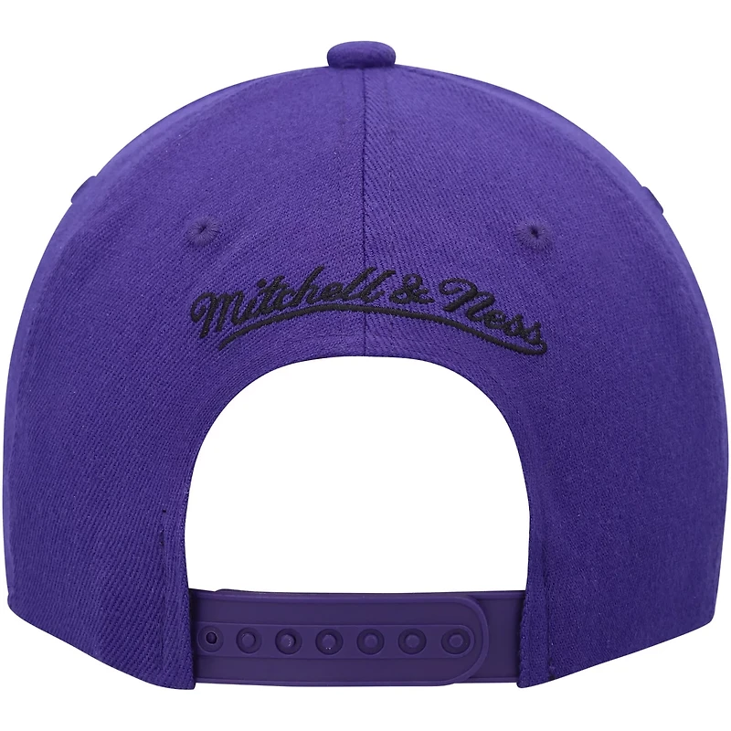 Mitchell  Ness Black Sacramento Kings MVP Team Two-Tone 20 Stretch-Snapback Hat