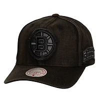 Mitchell  Ness Boston Bruins Downtown Snow Wash Pro-Crown Adjustable Hat