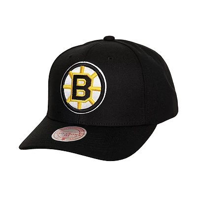 Mitchell  Ness Boston Bruins Team Ground Pro Adjustable Hat