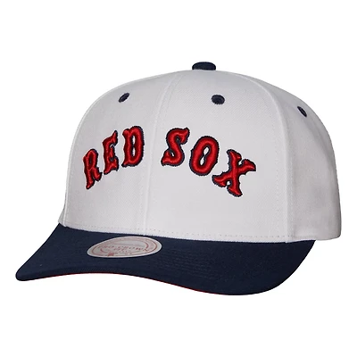 Mitchell  Ness Boston Red Sox Cooperstown Collection Pro Crown Snapback Hat