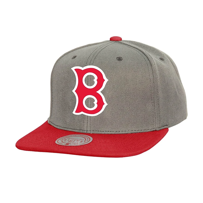 Mitchell  Ness Boston Sox Cooperstown Collection Basic Flip Snapback Hat