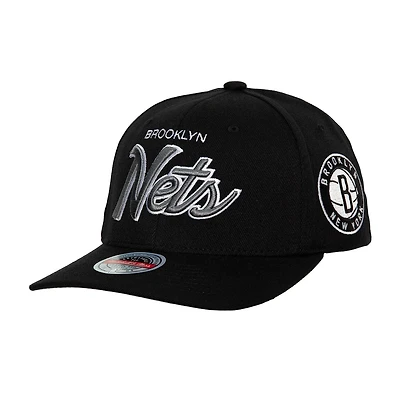 Mitchell  Ness Brooklyn Nets MVP Team Script 20 Stretch-Snapback Hat