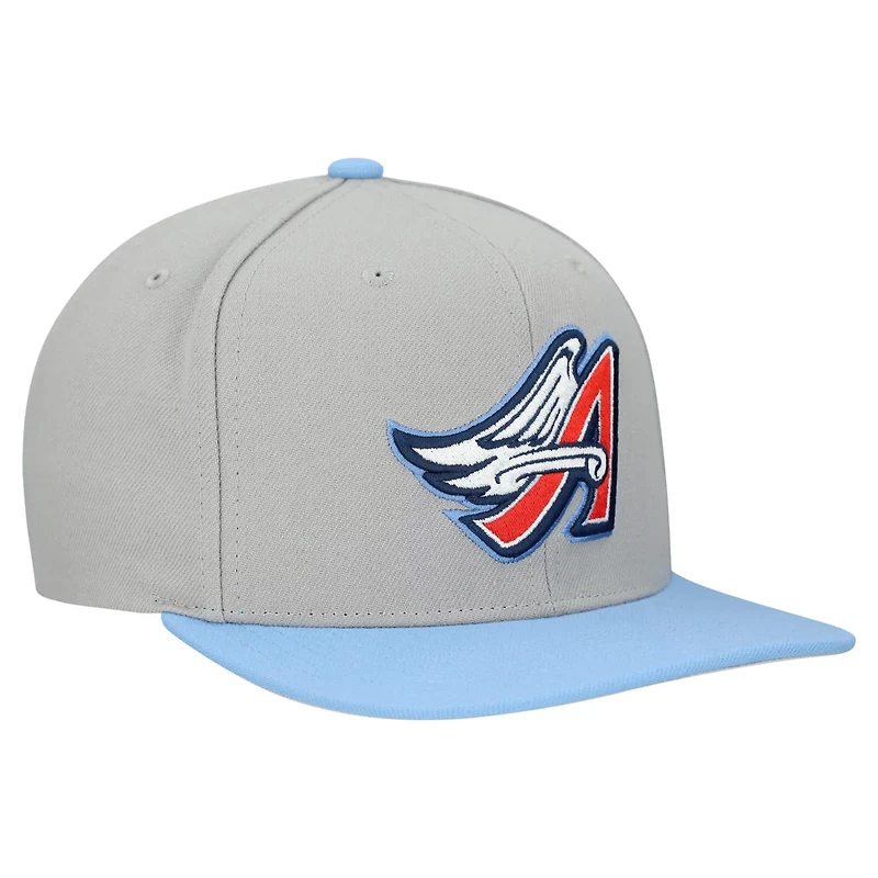 Mitchell Ness California Angels Cooperstown Collection Basic Flip Snapback Hat