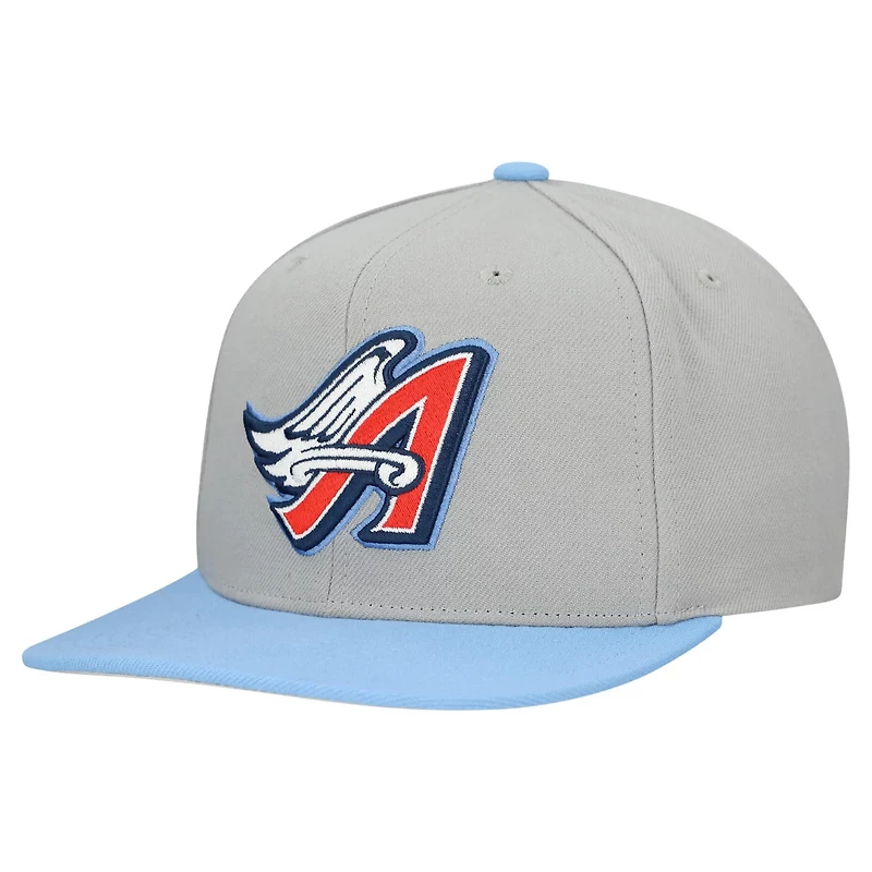 Mitchell Ness California Angels Cooperstown Collection Basic Flip Snapback Hat