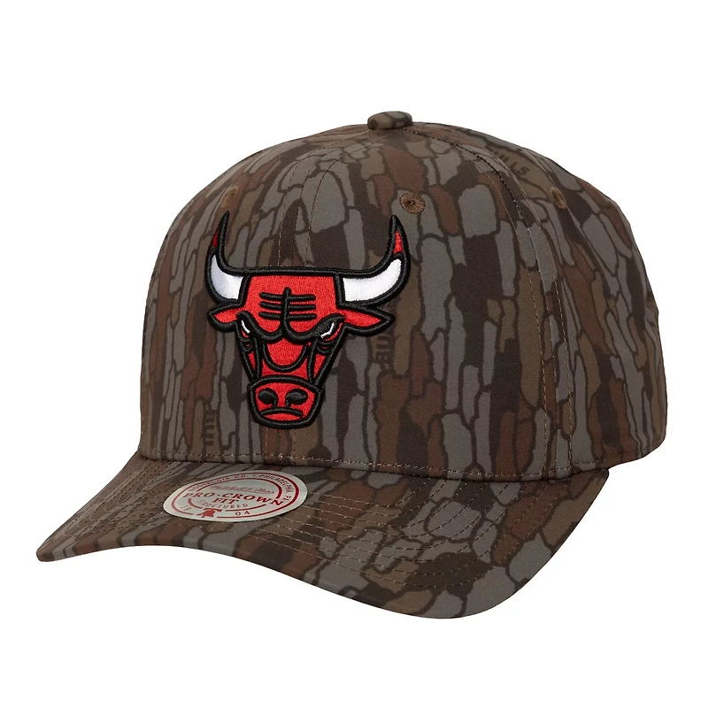 Mitchell Ness Chicago Bulls Hidden Pro-Crown Adjustable Hat