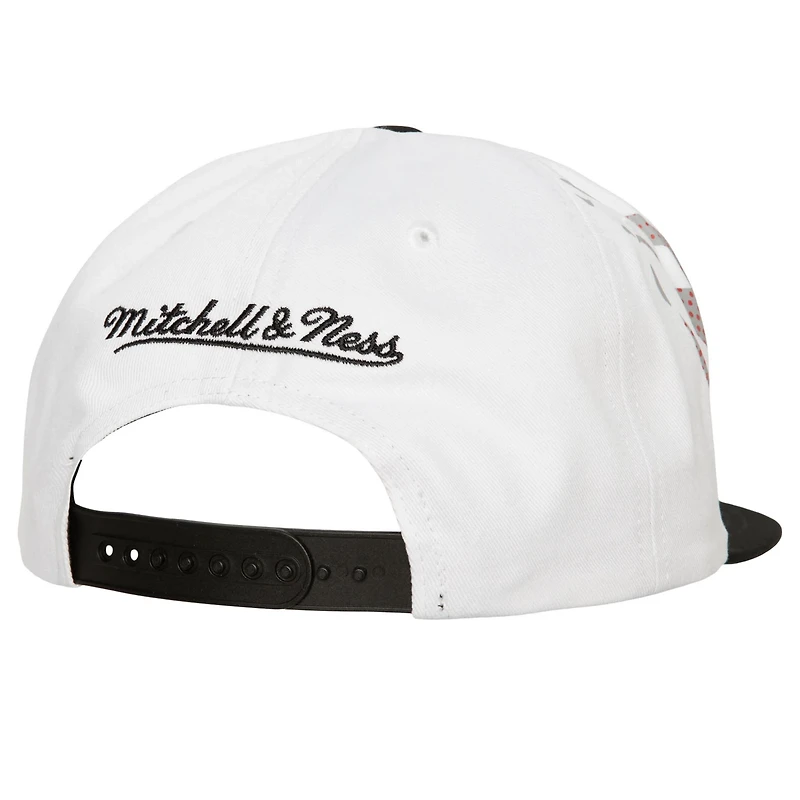 Mitchell  Ness Chicago Bulls Hot Fire Snapback Hat