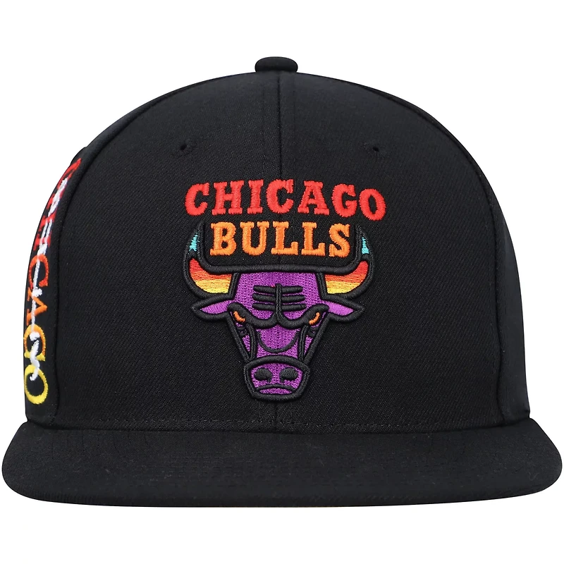 Mitchell Ness Chicago Bulls Soul High-Grade Fade Undervisor Snapback Hat