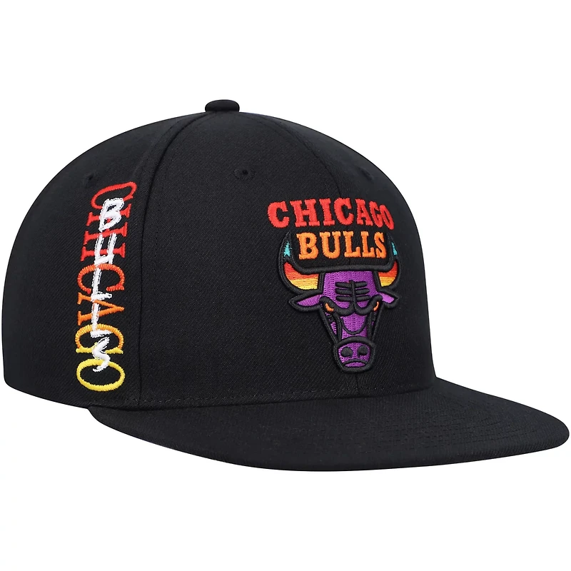 Mitchell Ness Chicago Bulls Soul High-Grade Fade Undervisor Snapback Hat