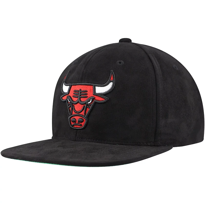 Mitchell  Ness Chicago Bulls Sweet Suede Snapback Hat