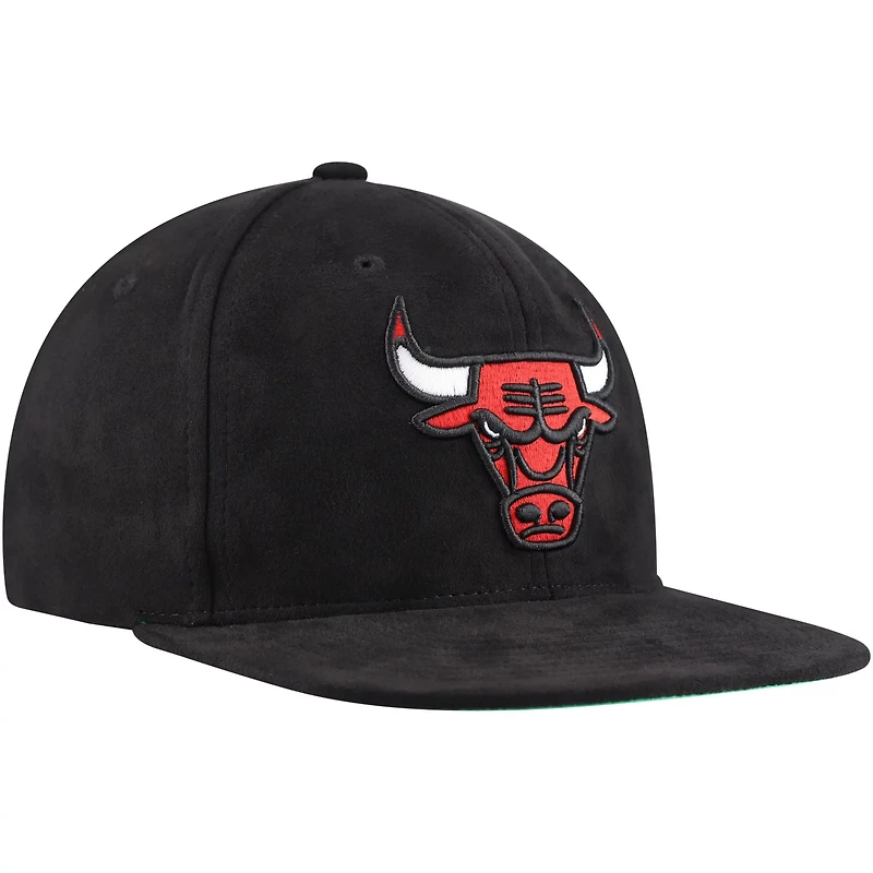 Mitchell  Ness Chicago Bulls Sweet Suede Snapback Hat
